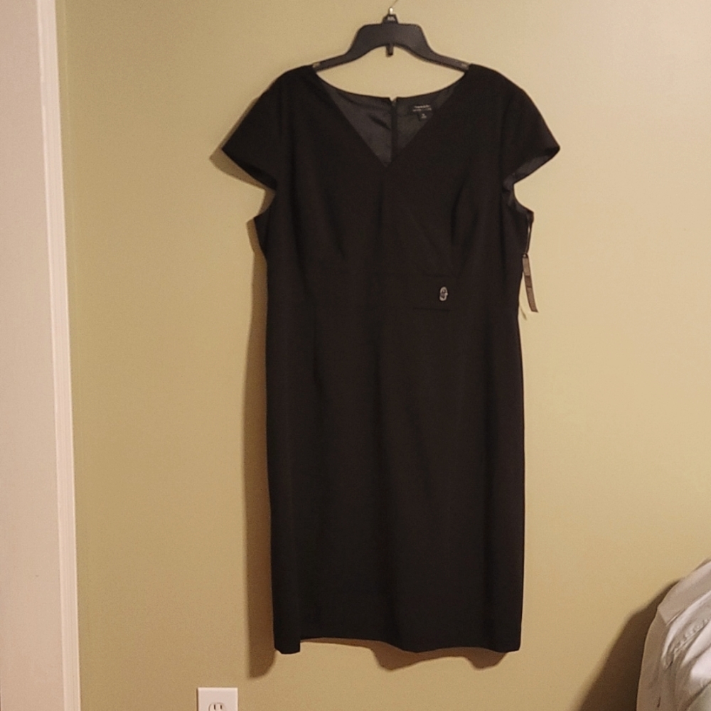 Tahari black dress